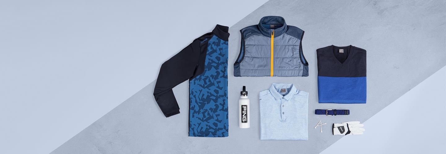 Category page banner image of PING autumn and winter 2021 apparel collection