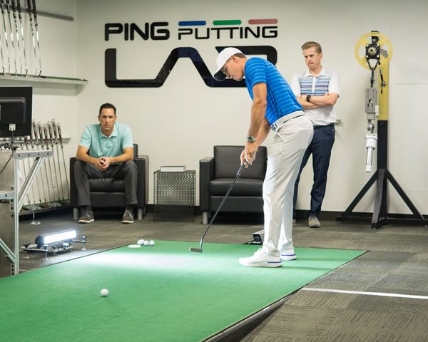 Cameron Champ in PING Putting Lab