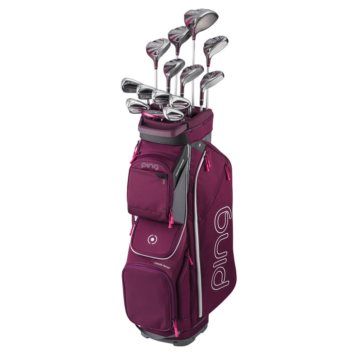 thumbnail of Full set of G Le2 clubs with bag