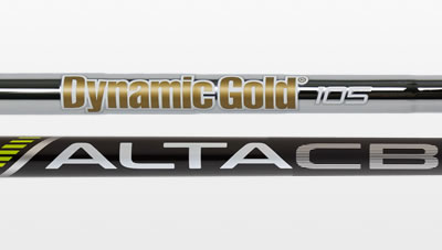 Dynamic Gold 105 and Alta CB Black shafts