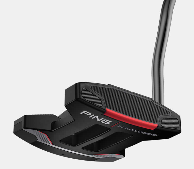face view of PING 2021 Harwood putter