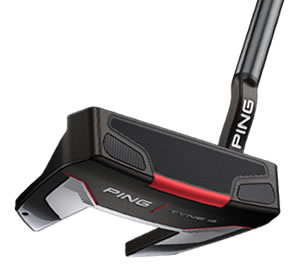 face view of PING 2021 Tyne 4 putter