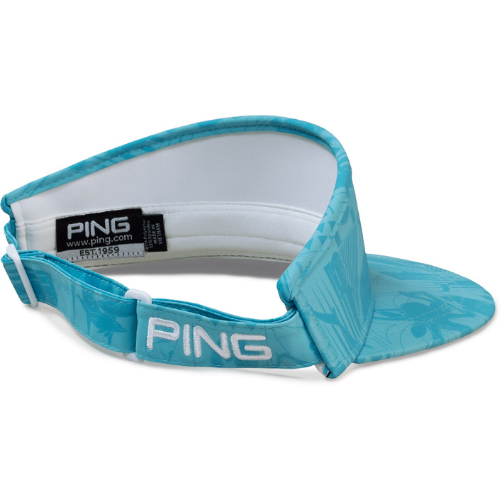 New Ping Limited Edition ALOHA Ocean Blue Adjustable Tour Visor