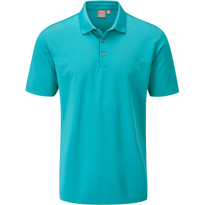 NEW Ping Performance Polo Golf Shirt White Black Short Sleeve Mens Size ...
