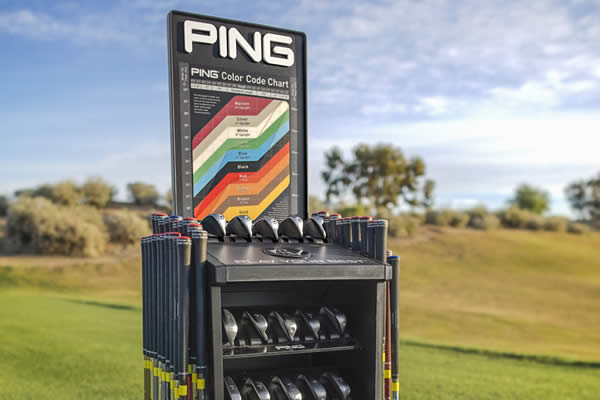 Top of PING Fitting Cart